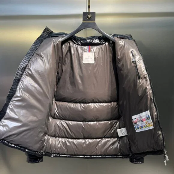 Moncler Shiny Men's Black Puffer Jacket